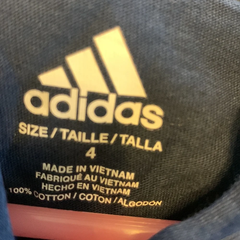 Adidas Boys Long Sleeve Hooded Tee-Shirt - Picture 3 of 9